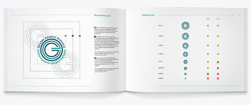 logo, logotyp, znak, identyfikacja wizualna ngo, CI book, ośrodek edukacji globalnej
